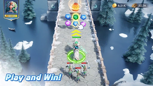 Gameplay screenshot 2 from Puzzles & Chaos: Frozen Castle - Strategy game